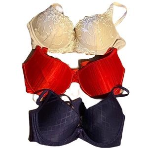Lot of 3 bras 34b